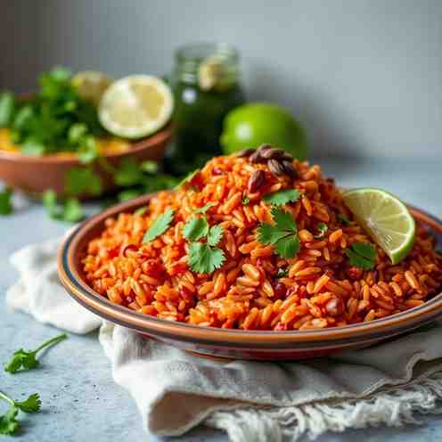 Easy Red Rice - Make Mexican Rice with Achiote Seeds